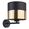 Wandleuchte LONDYN 1xE27/15W/230V schwarz/gold