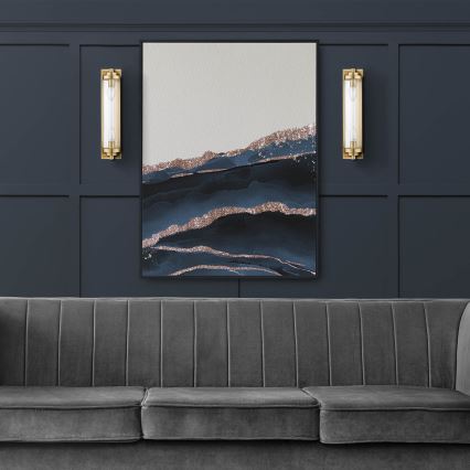 Wandleuchte LORENZO 2xE14/40W/230V goldfarben