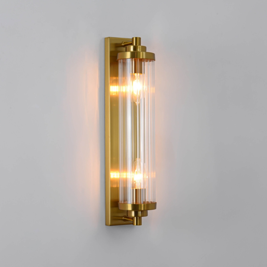 Wandleuchte LORENZO 2xE14/40W/230V goldfarben