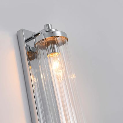 Wandleuchte LORENZO 2xE14/40W/230V, Hochglanz-Chrom