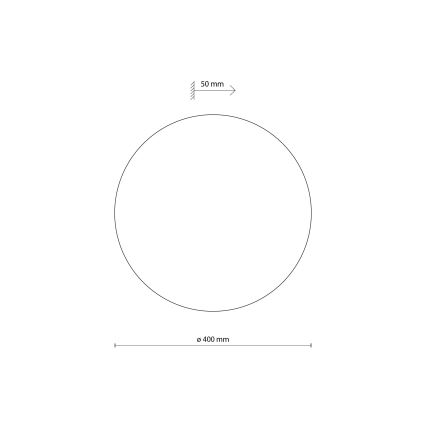 Wandleuchte LUNA 4xG9/8W/230V d 40 cm braun