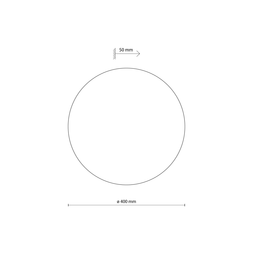 Wandleuchte LUNA 4xG9/8W/230V d 40 cm braun