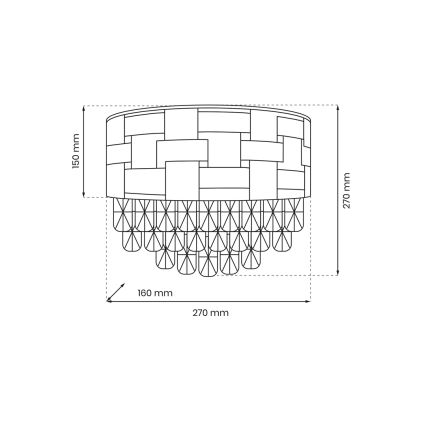 Wandleuchte LUXURIA 2xE14/40W/230V golden