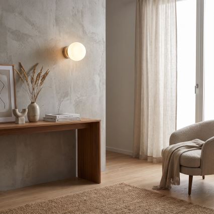 Wandleuchte MAGNUS 1xE14/10W/230V beige/weiß