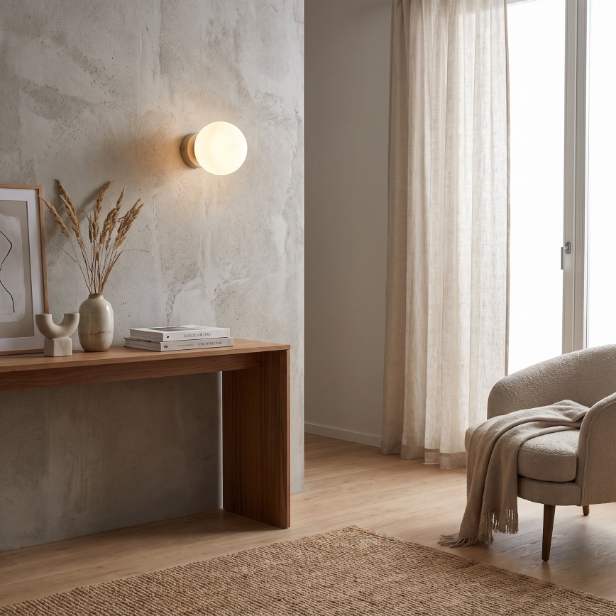 Wandleuchte MAGNUS 1xE14/10W/230V beige/weiß