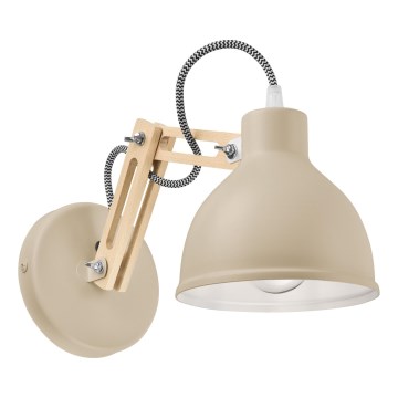 Wandleuchte MARCELLO 1xE27/15W/230V beige