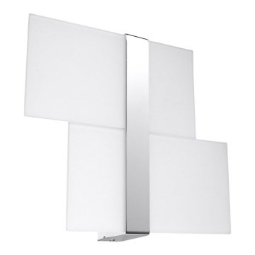 Wandleuchte MASSIMO 2xG9/40W/230V weiß/glänzendes Chrom
