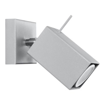 Wandleuchte MERIDA 1xGU10/40W/230V grau
