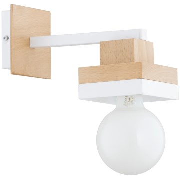 Wandleuchte MIKO 1xE27/15W/230V weiß/beige