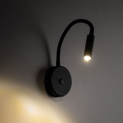 Wandleuchte mit USB-Anschluss LAGOS 1xG9/3W/5V 4000K schwarz