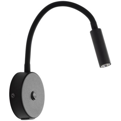 Wandleuchte mit USB-Anschluss LAGOS 1xG9/3W/5V 4000K schwarz