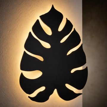 Wandleuchte MONSTERA 3xG9/6W/230V schwarz