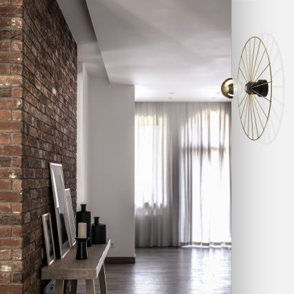 Wandleuchte MONTANA 1xE27/15W/230V d 45 cm golden