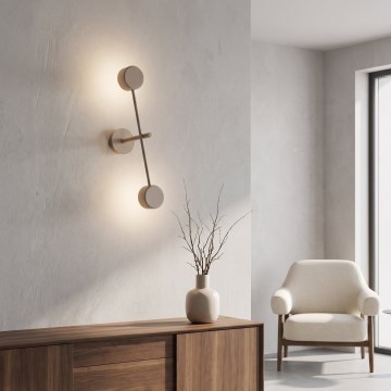 Wandleuchte NATSU 2xGX53/10W/230V beige