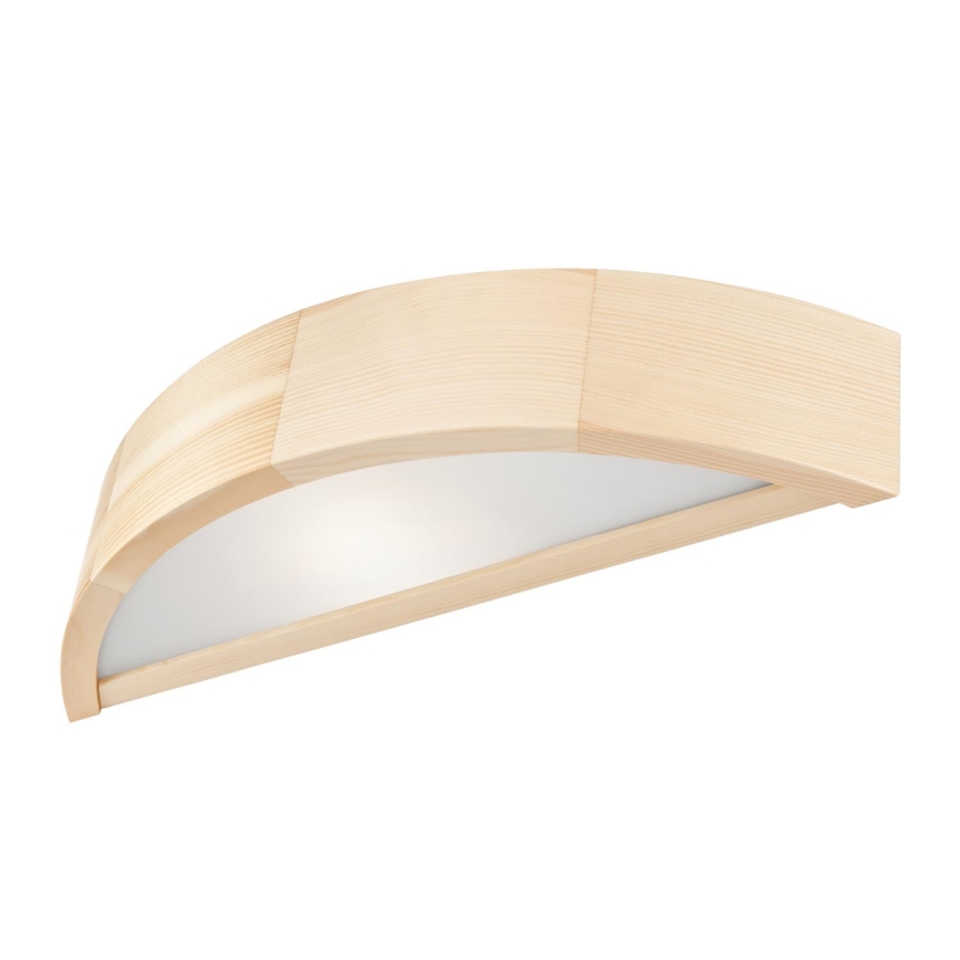 Wandleuchte NATURAL 1xE27/60W/230V Kiefer/beige