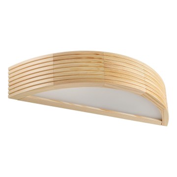 Wandleuchte NATURAL MODERN 1xE27/15W/230V Kiefer