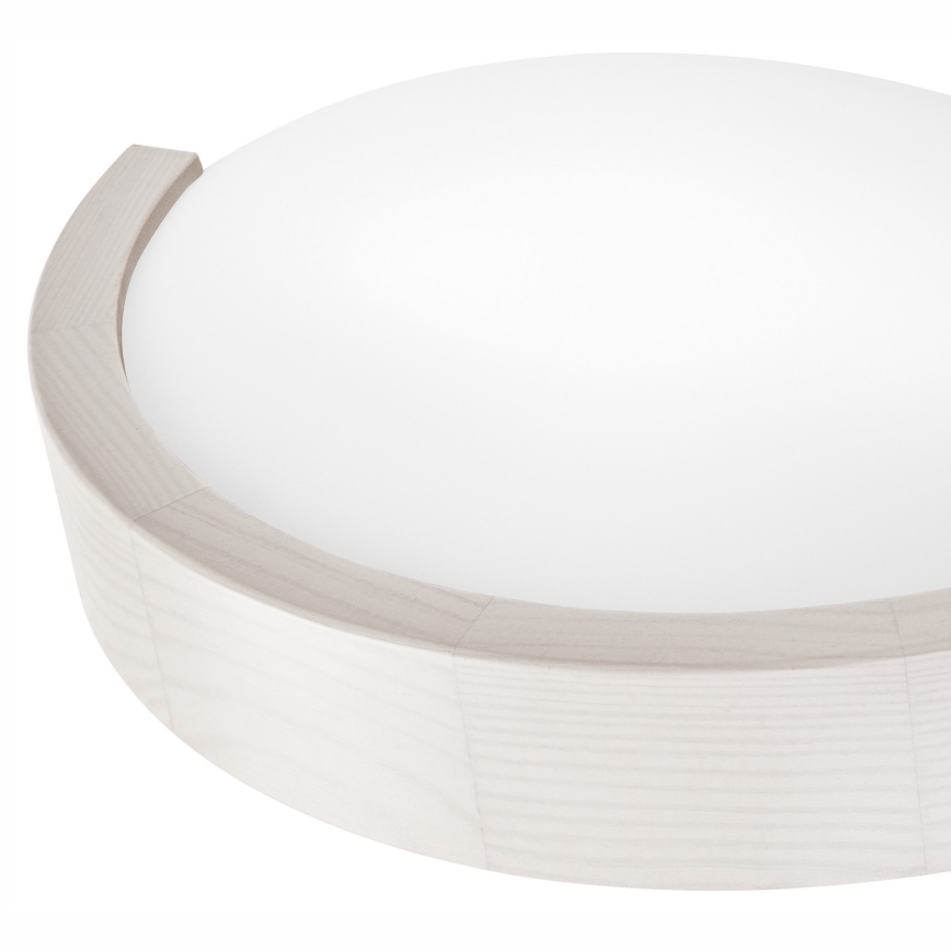 Wandleuchte NATURAL SLIM 1xE27/60W/230V Kiefer/weiß