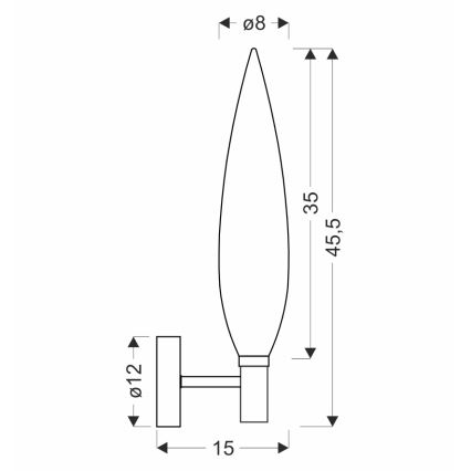 Wandleuchte NORDIC 1xG9/5W/230V schwarz/kupfer