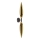 Wandleuchte NORDIC 2xG9/5W/230V schwarz/gold