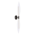 Wandleuchte NORDIC 2xG9/5W/230V schwarz/klarglas