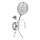 Wandleuchte ORLEAN 1xE14/10W/230V glänzendes Chrom