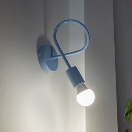 Wandleuchte OXFORD 1xE27/15W/230V blau