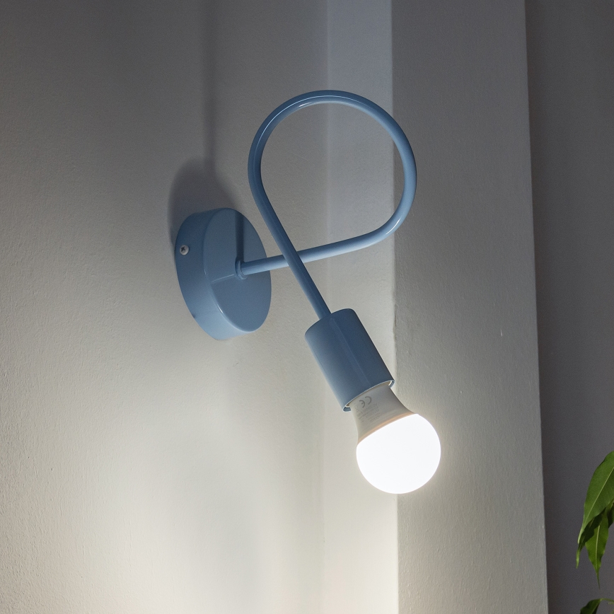 Wandleuchte OXFORD 1xE27/15W/230V blau