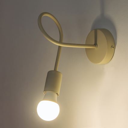 Wandleuchte OXFORD 1xE27/15W/230V cremefarben