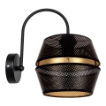 Wandleuchte PARIS 1xE27/60W/230V Schwarz/Gold