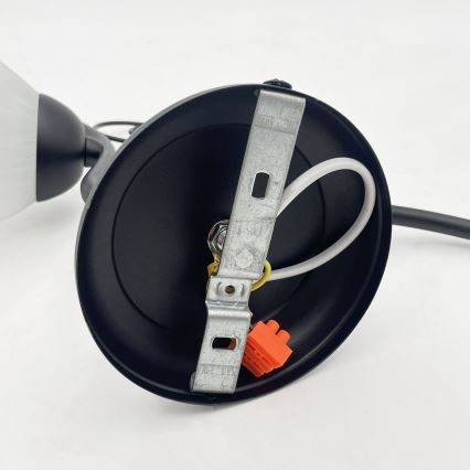 Wandleuchte RETRO 1xE27/60W/230V schwarz/weiß