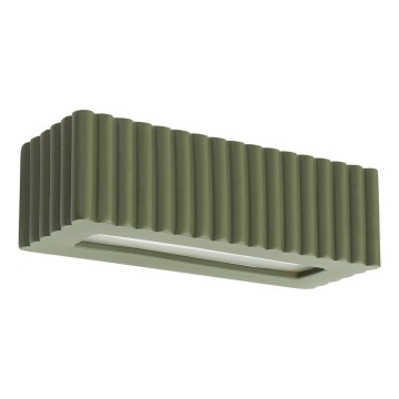 Wandleuchte RIGATA 1xE27/15W/230V Keramik/grün