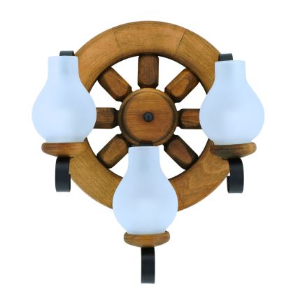 Wandleuchte ROATA 3xE14/40W/230V Buche - FSC-zertifiziert