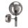 Wandleuchte ROLLO 1xE14/5W/230V matt Chrom/rauchig