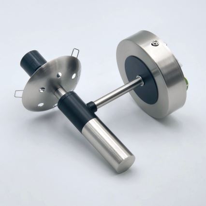 Wandleuchte ROLLO 1xE14/5W/230V matt Chrom/rauchig