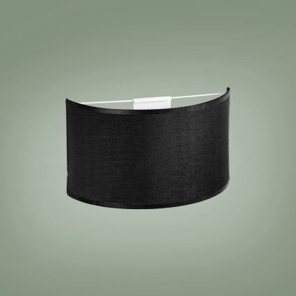 Wandleuchte RONDO 1xE27/15W/230V schwarz