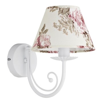 Wandleuchte ROSA WHITE 1xE14/40W/230V
