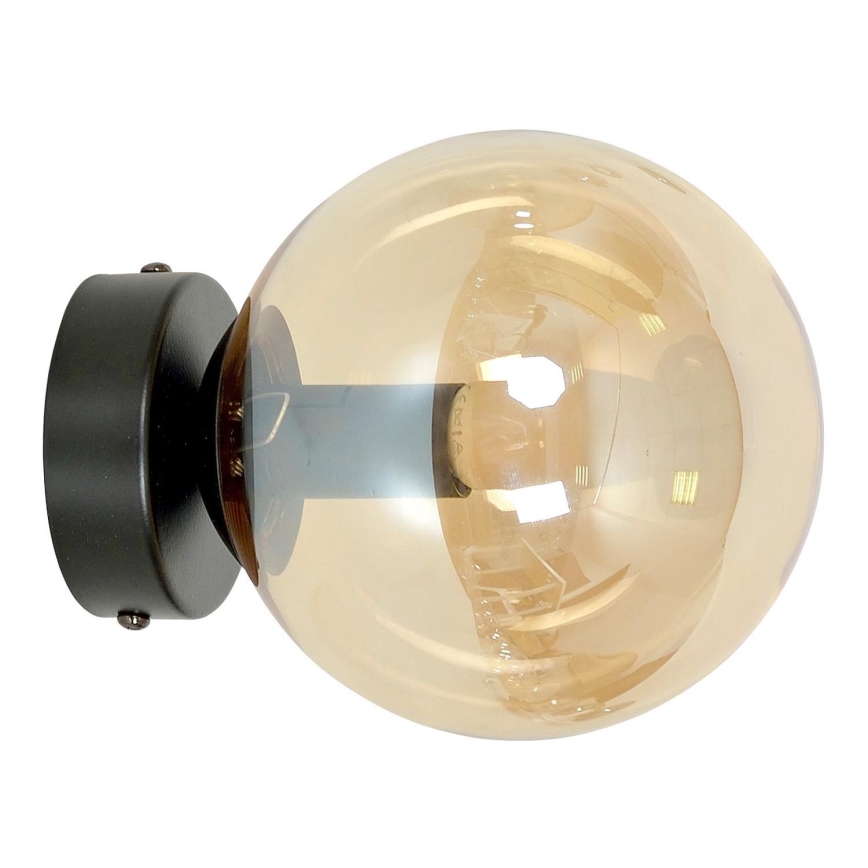 Wandleuchte ROSSI 1xE14/10W/230V schwarz/beige