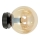 Wandleuchte ROSSI 1xE14/10W/230V schwarz/beige