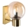 Wandleuchte SFERIO 1xE14/5W/230V Messing/rauchiges Beige