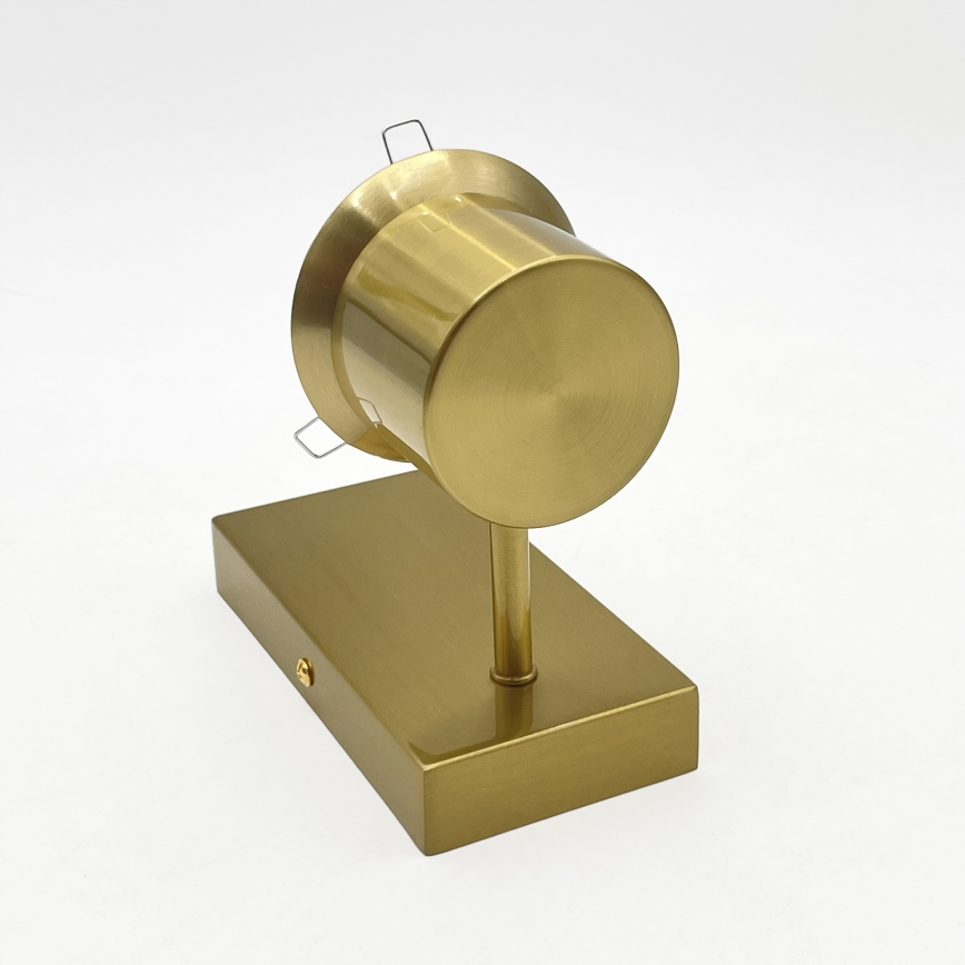 Wandleuchte SFERIO 1xE14/5W/230V Messing/rauchiges Beige