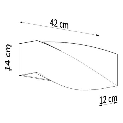 Wandleuchte SIGMA 1xE27/60W/230V grau