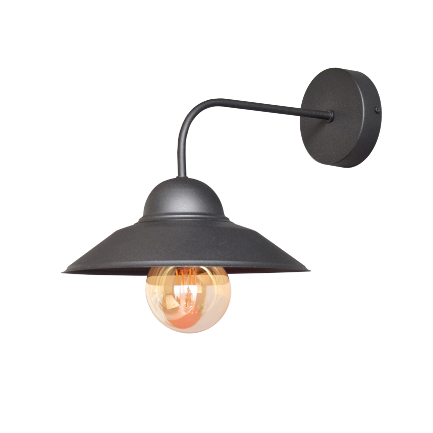 Wandleuchte SORAPIS 1xE27/15W/230V schwarz
