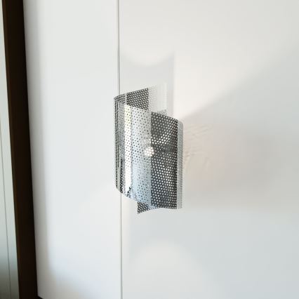 Wandleuchte SPIRAL 1xG9/8W/230V matt Chrom