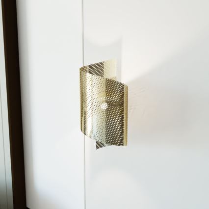 Wandleuchte SPIRAL 1xG9/8W/230V golden