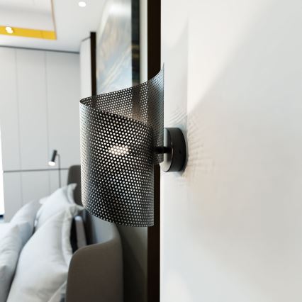Wandleuchte SPIRAL 1xG9/8W/230V schwarz