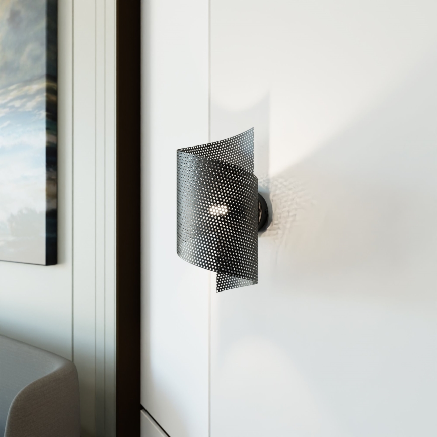 Wandleuchte SPIRAL 1xG9/8W/230V schwarz