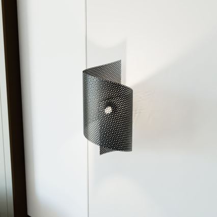 Wandleuchte SPIRAL 1xG9/8W/230V schwarz
