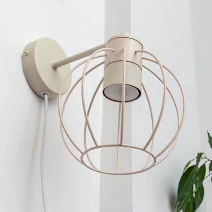 Wandleuchte STARLIGHT 1xGU10/10W/230V cremefarben