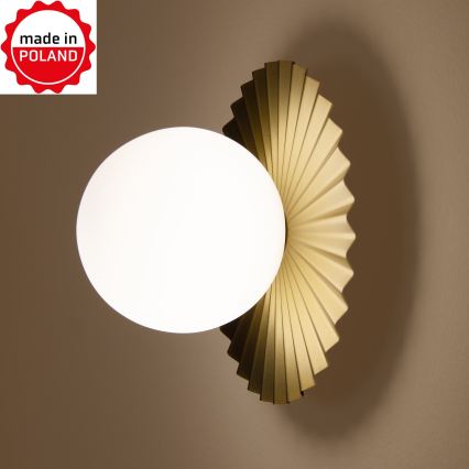Wandleuchte SUNPLISS 1xG9/10W/230V Ø 20 cm gold/creme