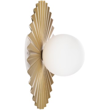 Wandleuchte SUNPLISS 1xG9/10W/230V Ø 30 cm goldfarben/cremefarben